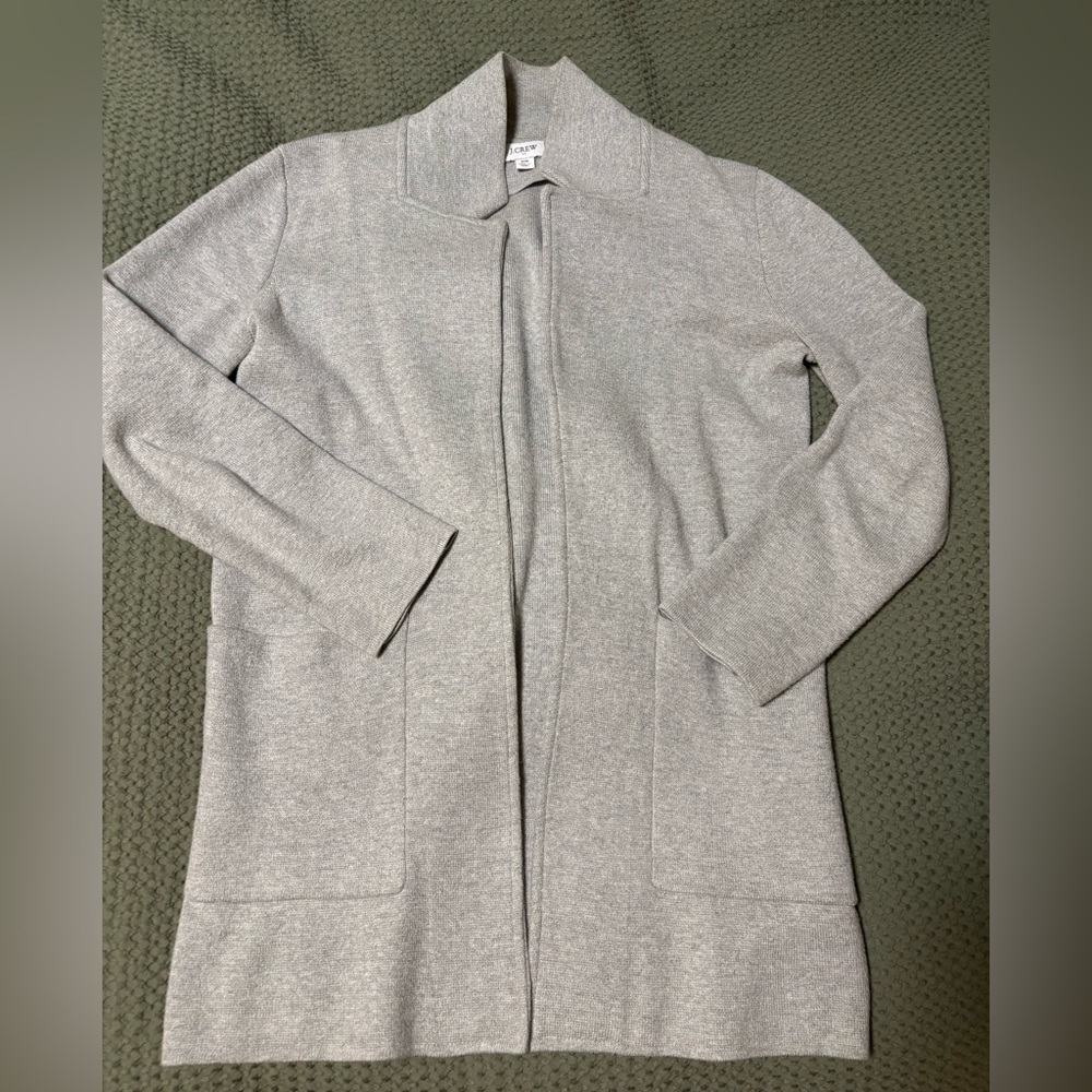 J.Crew Factory Grey Sweater Cardigan in Size XS